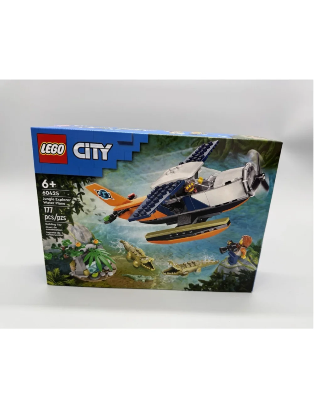 LEGO Retired City Jungle Explorer Water Plane Set 60425 177 pcs Ages 6+